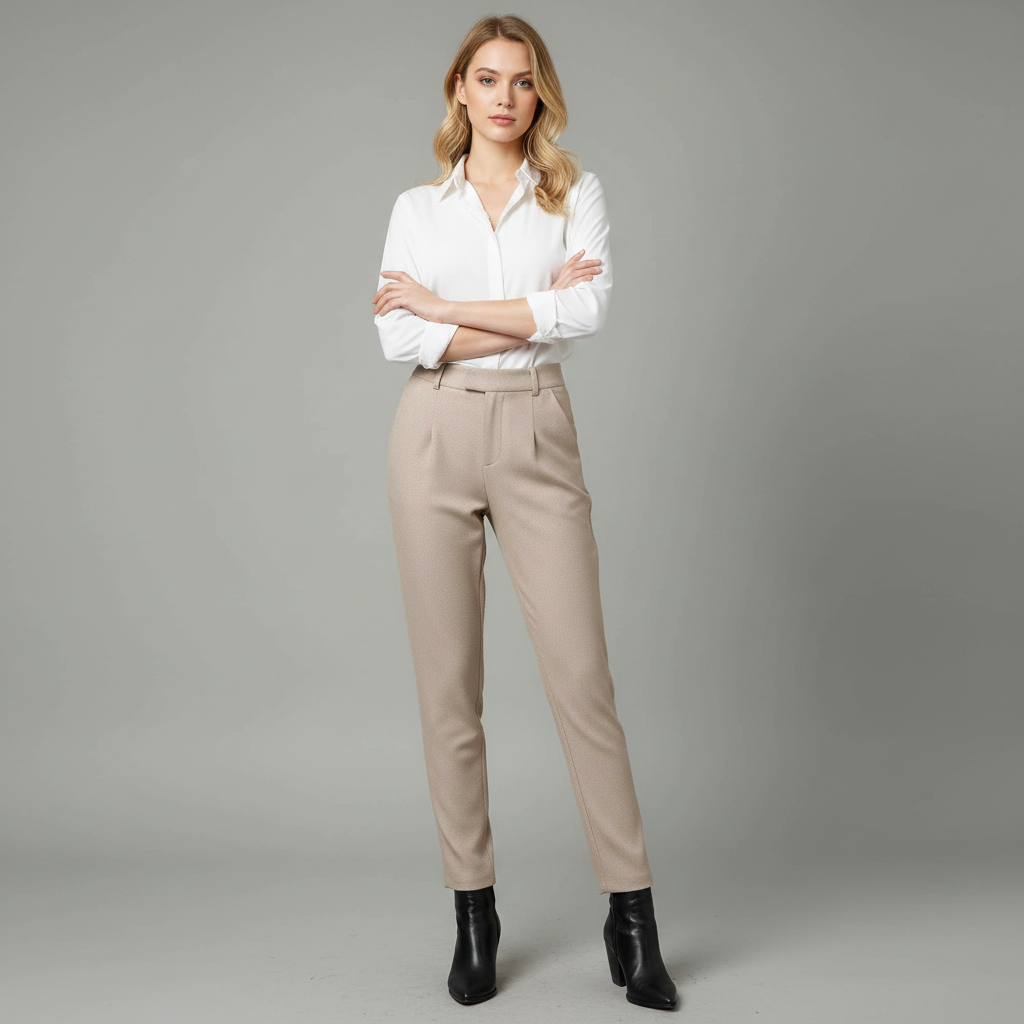 Bianca Trousers | Women's Black Pants with Elegant Details