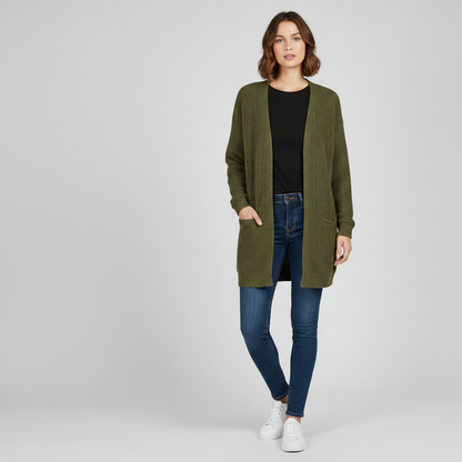 Elegant Black Cashmere Cardigan | Women's Cardigan Sweater
