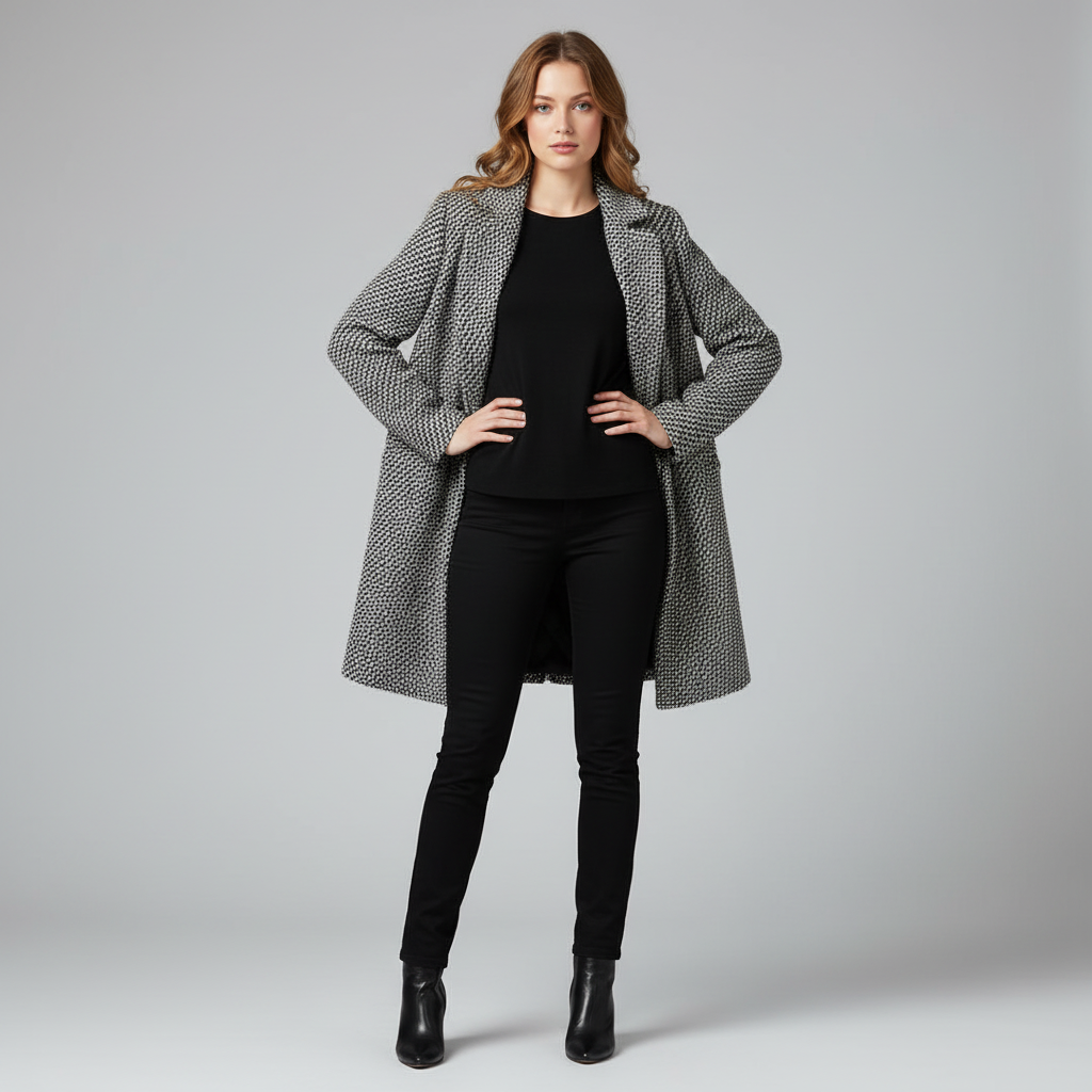 Elegant Wool Coat | Women's Long Winter Coat