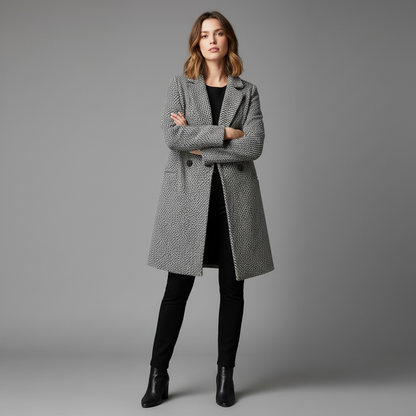 Elegant Wool Coat | Women's Long Winter Coat