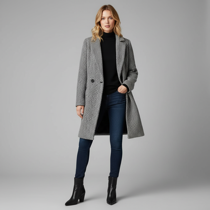 Elegant Wool Coat | Women's Long Winter Coat