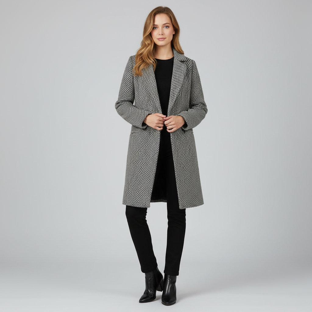 Elegant Wool Coat | Women's Long Winter Coat