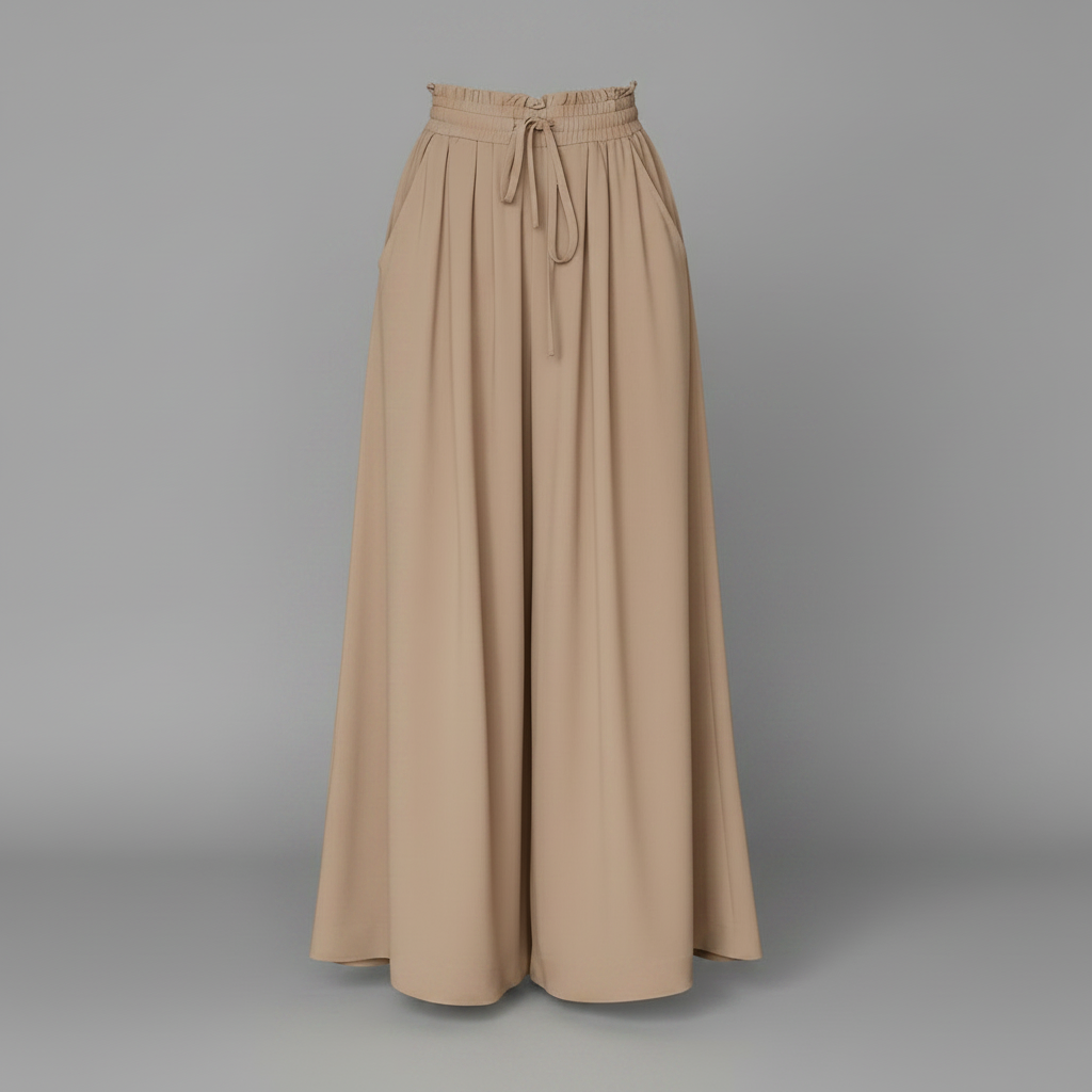 Linen Wide Leg Pants Women | Comfortable Black Trousers