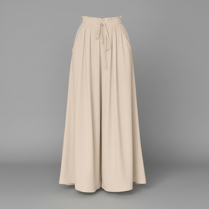Linen Wide Leg Pants Women | Comfortable Black Trousers