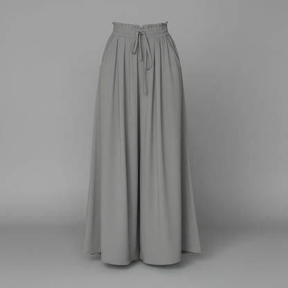 Linen Wide Leg Pants Women | Comfortable Black Trousers