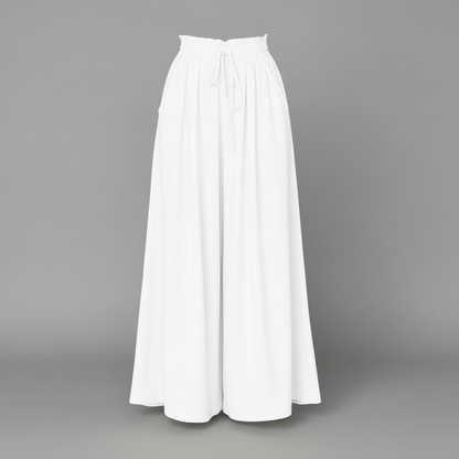 Linen Wide Leg Pants Women | Comfortable Black Trousers