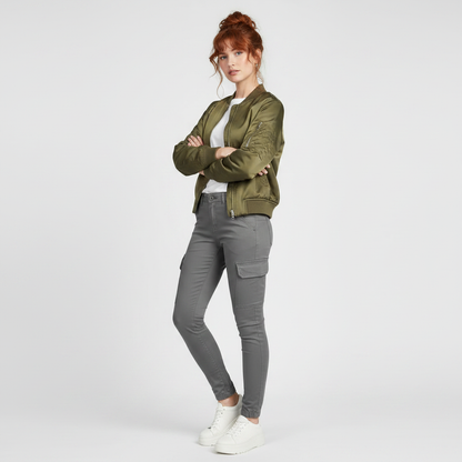 Modern Black Cargo Pants for Women | Trendy Urban Trousers