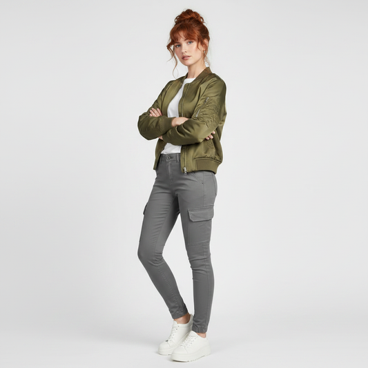 Modern Black Cargo Pants for Women | Trendy Urban Trousers