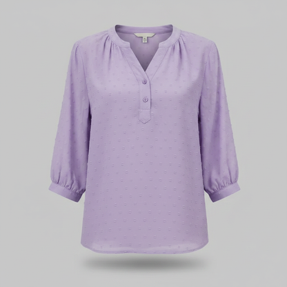 Silky Patchwork Women's Blouse | Versatile Summer Top