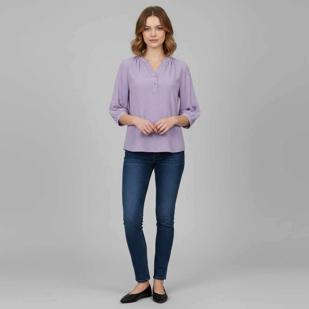 Silky Patchwork Women's Blouse | Versatile Summer Top