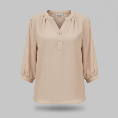 Silky Patchwork Women's Blouse | Versatile Summer Top