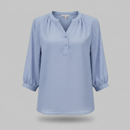 Silky Patchwork Women's Blouse | Versatile Summer Top