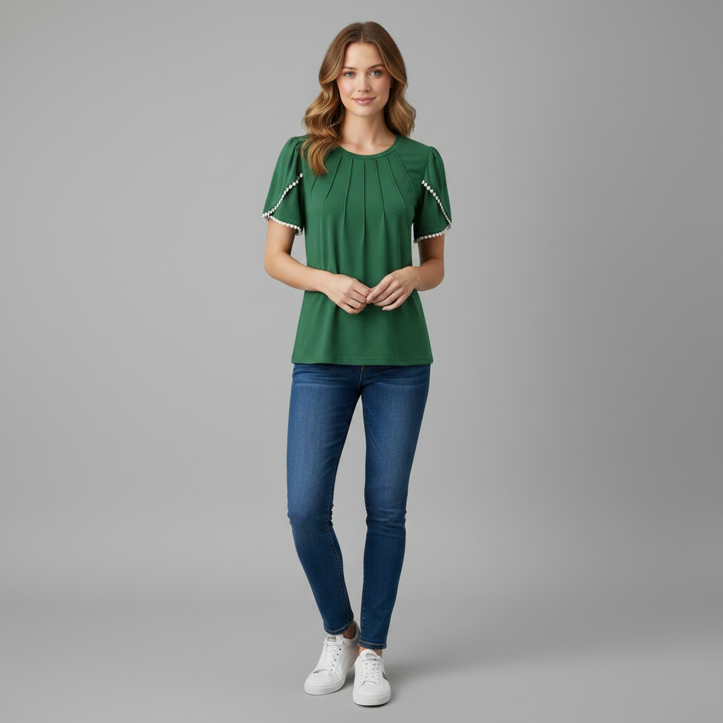 Vanessa Blouse | Women's Top Casual Summer Cotton Blouse